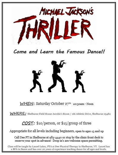 Thriller Dance Class